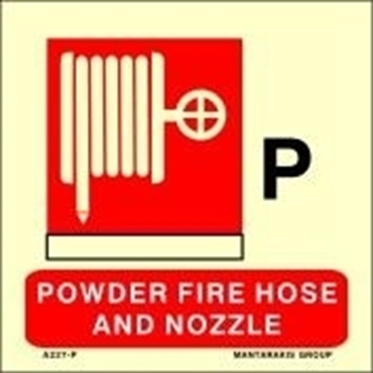 Picture of POWDER FIRE HOSE AND NOZZLE 15X15