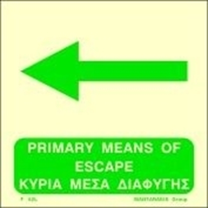 Εικόνα της PRIMARY MEANS OF ESCAPE LEFT 15X15