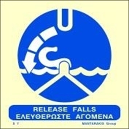 Εικόνα της RELEASE FALLS SIGN 15X15