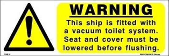 Picture of WARNING    10x30