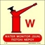 Εικόνα της WATER MONITOR (GUN) SIGN   15x15
