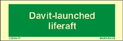 Снимка на Text Davit-Launched Liferaft 5 x 15
