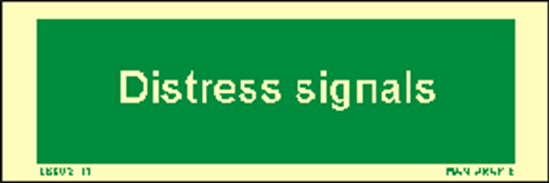Снимка на Text Distress Signals 5 x 15