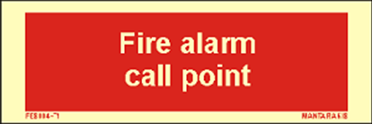 Снимка на Text Fire Alarm Call Point 5 x 15