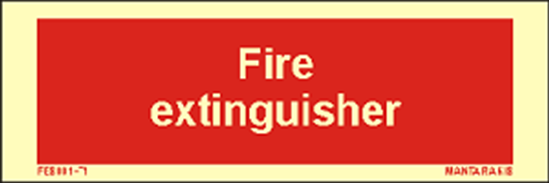 Снимка на Text Fire Extinguisher 5 x 15
