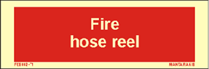 Picture of Text Fire Hose Reel 5 x 15