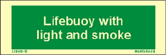Снимка на Text Lifebuoy with Light & Smoke 5 x 15