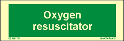 Picture of Text Oxygen Resuscitator 5 x 15