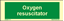 Picture of Text Oxygen Resuscitator 5 x 15