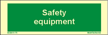 Εικόνα της Text Safety Equipment 5 x 15