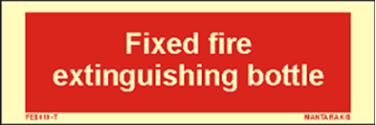Снимка на Text Fixed Fire Extinguishing Bottle 5 x 15