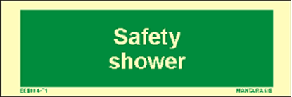 Снимка на Text Safety Shower 5 x 15