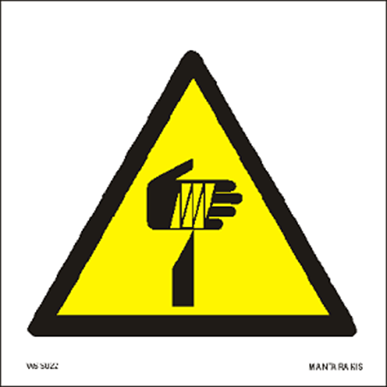 Picture of Warning  Sharp element 15 x 15