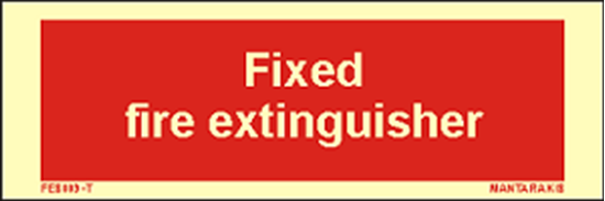 Снимка на Text Fixed Fire Extinguisher 5 x 15