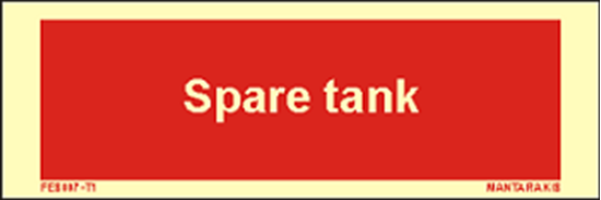 Picture of Text Spare Tank 5 x 15