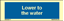 Снимка на Text Lower to the water 5 x 15