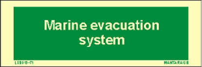 Εικόνα της Text Marine Evacuation System 5 x 15
