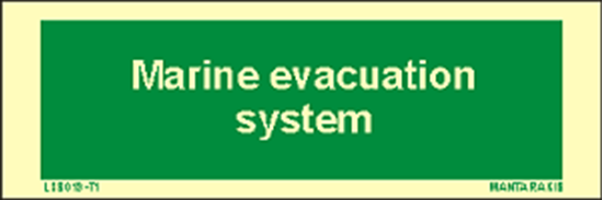 Εικόνα από Text Marine Evacuation System 5 x 15