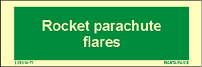 Εικόνα της Text Rocket Parachute Flares 5 x 15