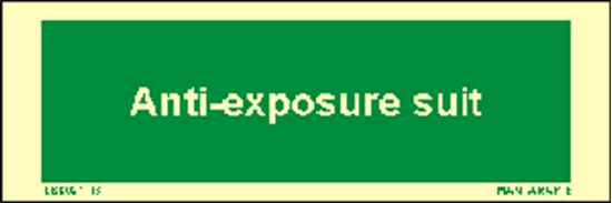 Picture of Text Anti-exposure Suit 5 x 15