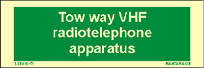 Εικόνα της Text Two Way VHF Radiot.Apparat. 5 x 15