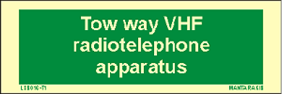 Εικόνα από Text Two Way VHF Radiot.Apparat. 5 x 15