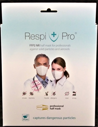 Picture of RespiPro White Face Protection Mask