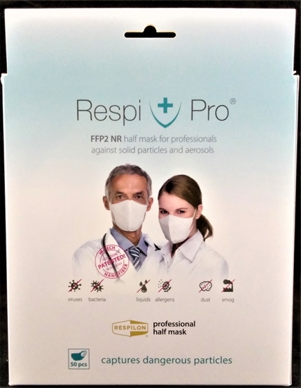 Снимка на RespiPro White защитна маска за лице